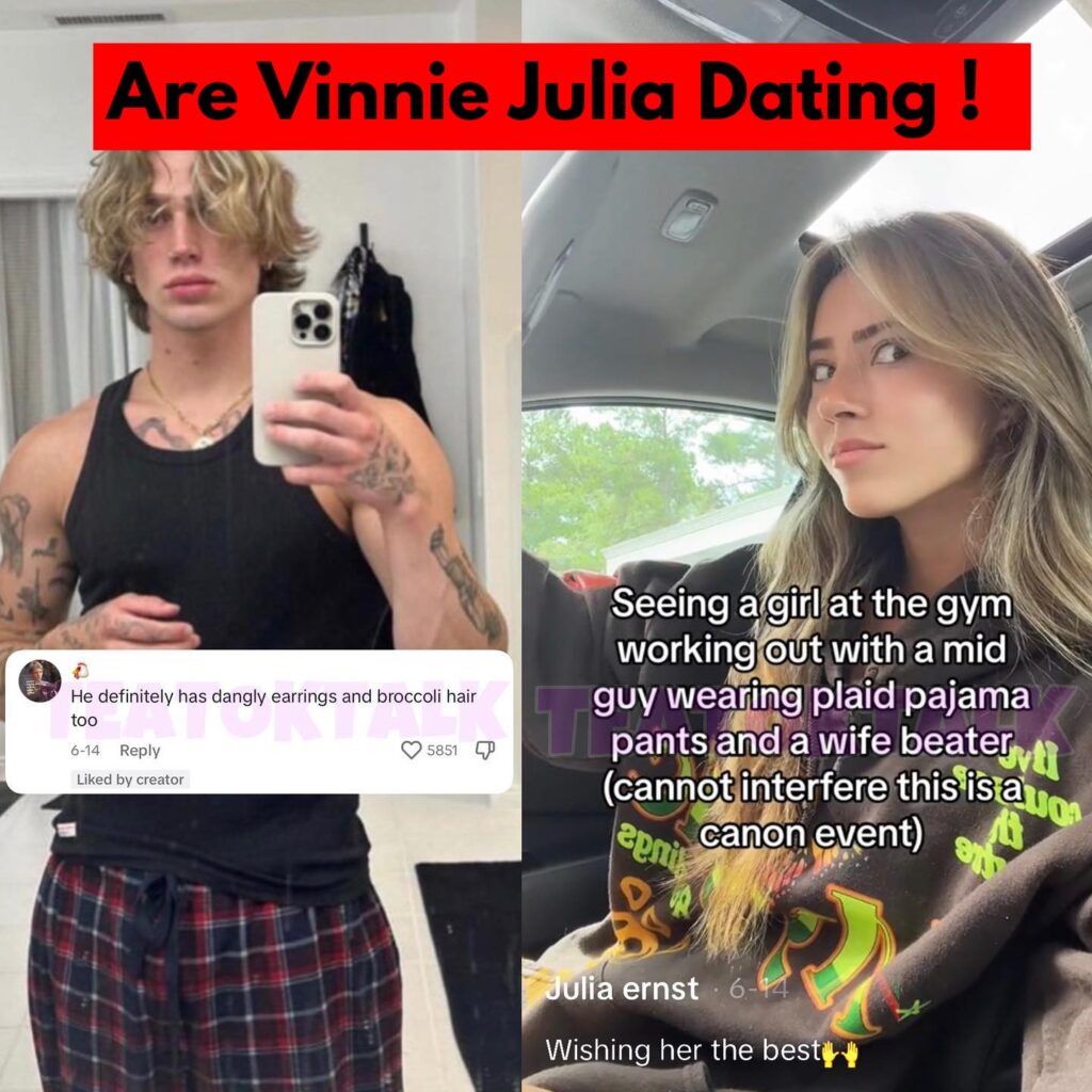 Julia Ernst and Vinnie Hacker