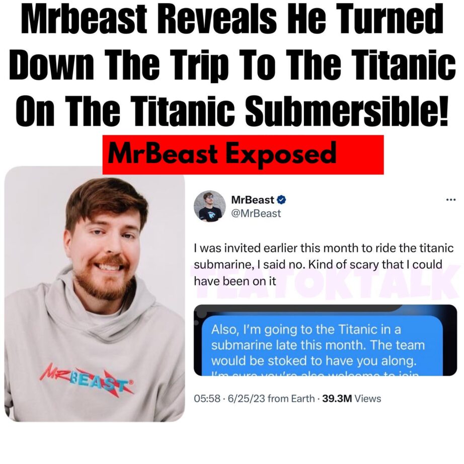 MrBeast and the Titanic Submersible