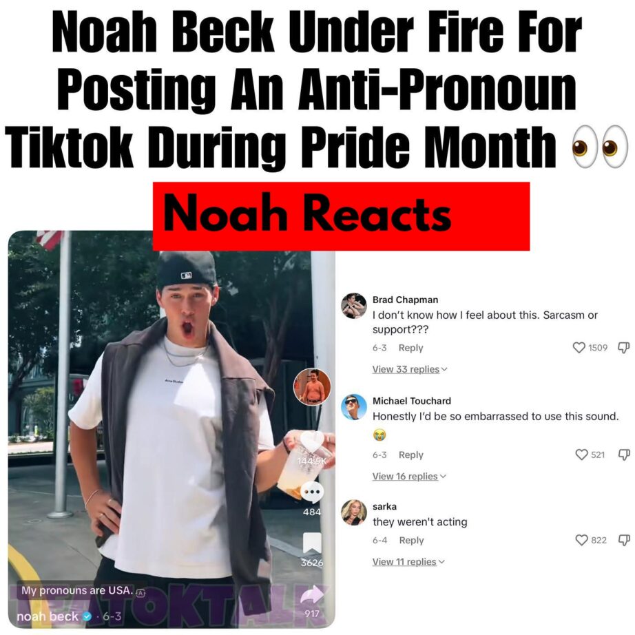 Noah Beck's TikTok Controversy
