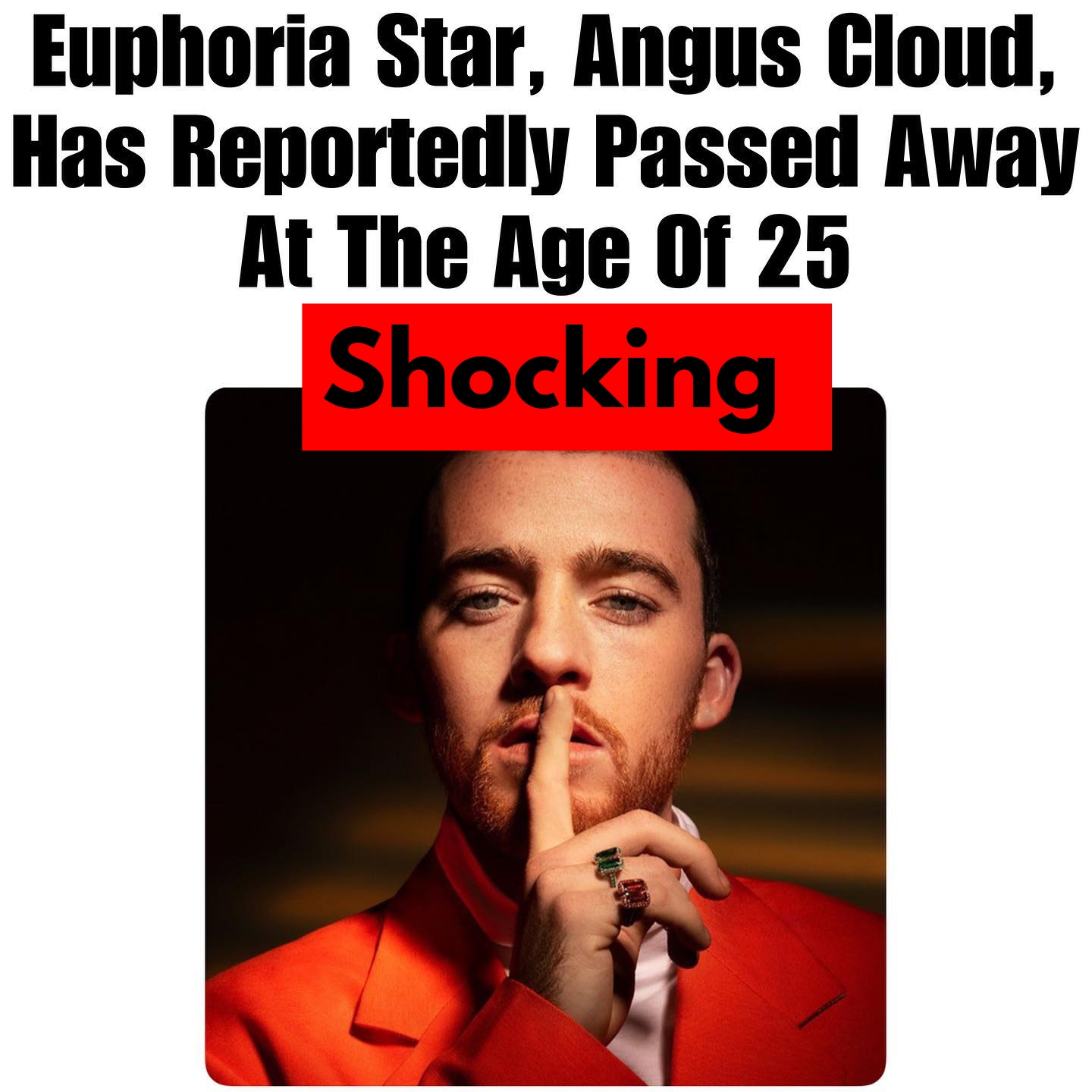 "Euphoria" Actor Angus Cloud Dies At 25: Remembering a Talented Soul
