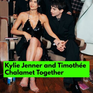 Kylie Jenner and Timothée Chalamet